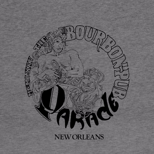 Bourbon Pub Vintage Gay LGBT New Orleans Retro by WearingPride